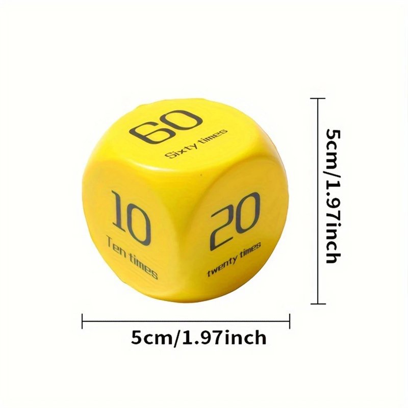Fitness Dice Sports Dices 6 Sided Workout Plank Push up Sit up Jump Lunge Dynamic Exercise Equipment for Group