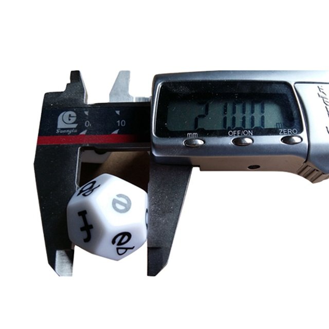 Custom D12 D20 Acrylic Engraved and Printed Dice for Board Education Family Games