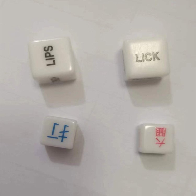 Acrylic 16mm Glow Sex Game Dice Toys Valentine's Day Date Night Gifts Fun Auxiliary Dice for Couples