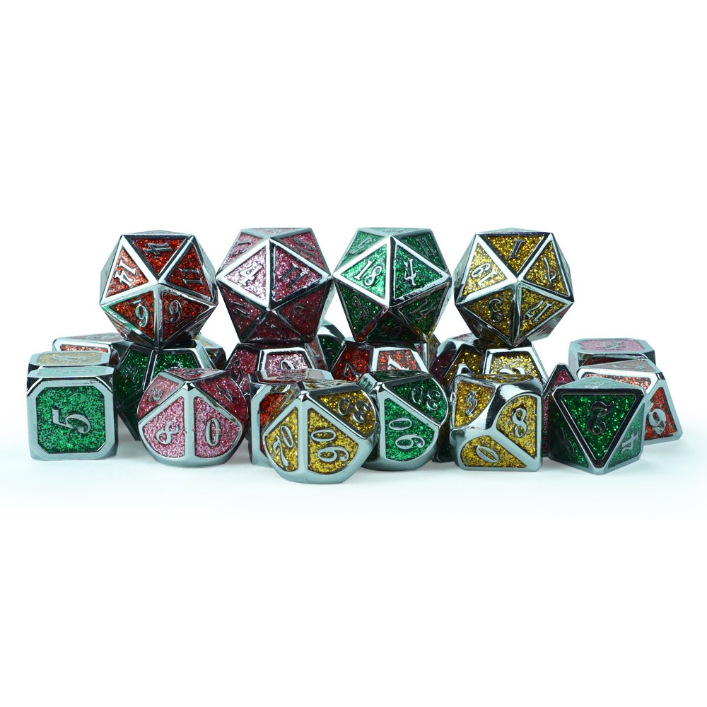Professional Custom Luxury Metal Dice 4D 6d Dungeons & Dragons Beer Game Card Game Exclusive Dice Set