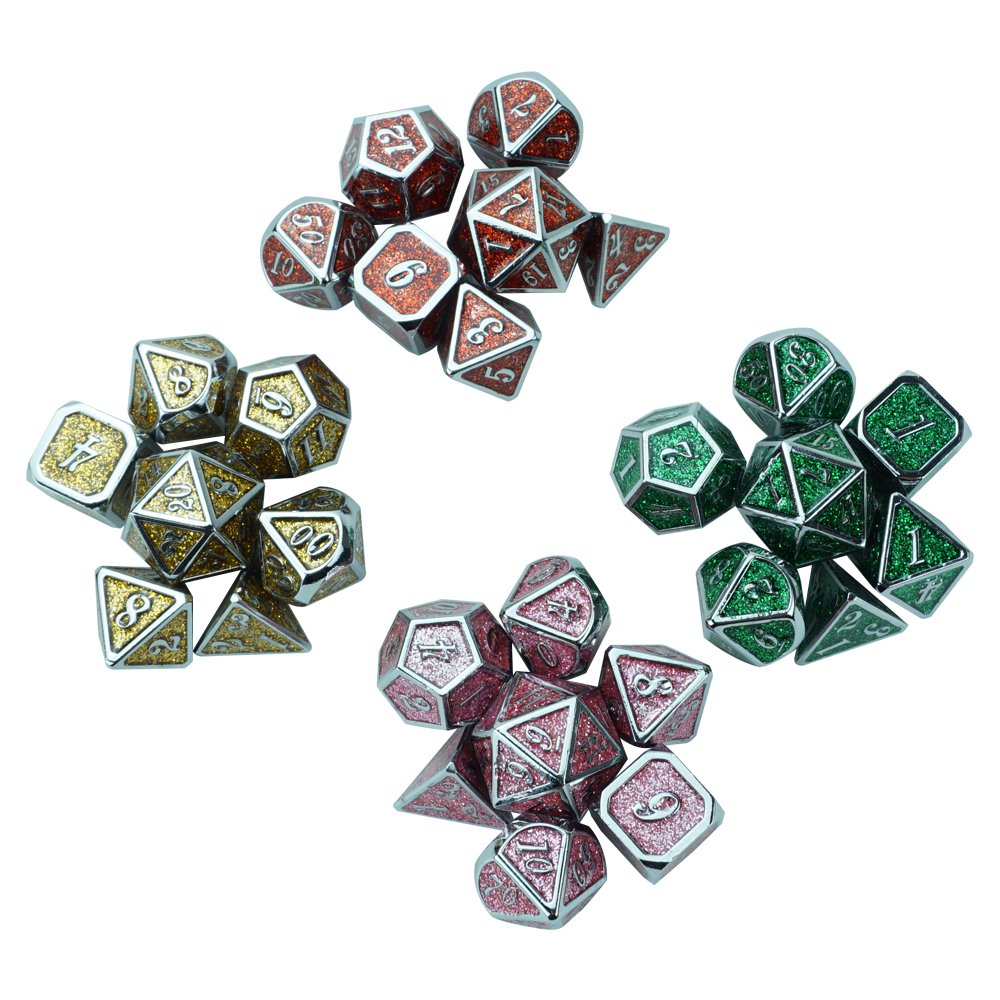 Professional Custom Luxury Metal Dice 4D 6d Dungeons & Dragons Beer Game Card Game Exclusive Dice Set