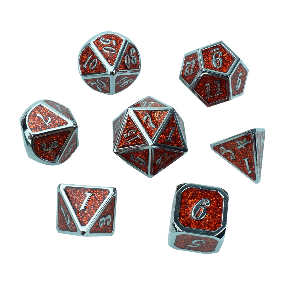 Professional Custom Luxury Metal Dice 4D 6d Dungeons & Dragons Beer Game Card Game Exclusive Dice Set