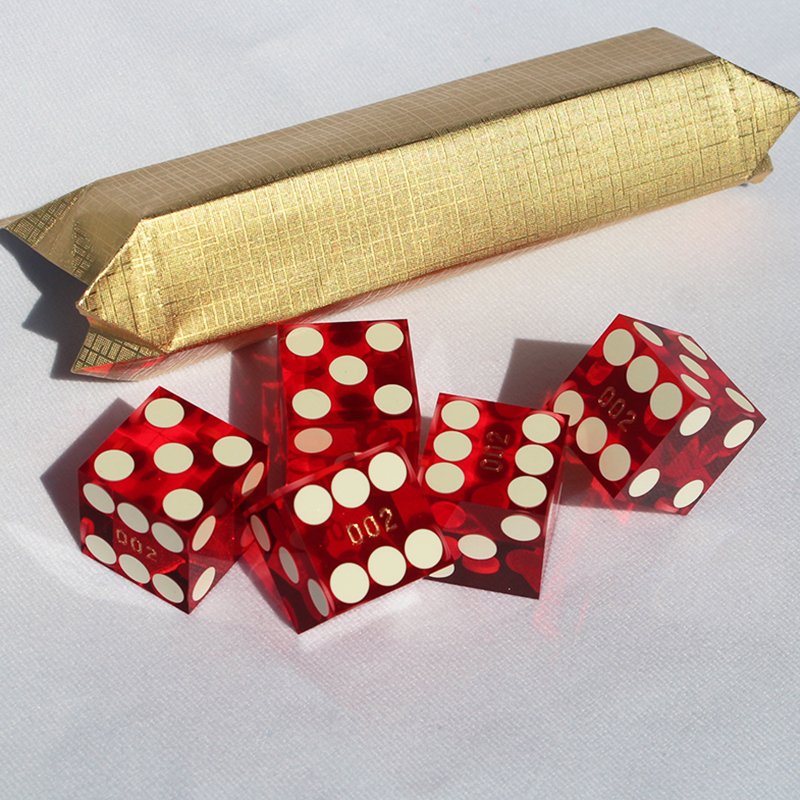 Best Sell High Quality Custom Precise Transparent Dice 19MM Series Casino Dice For Board Games