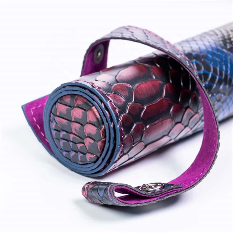 Udixi Dragon Scale Leather Foldable Dice play scroll mats dice leather tray dungeons and dragons holder