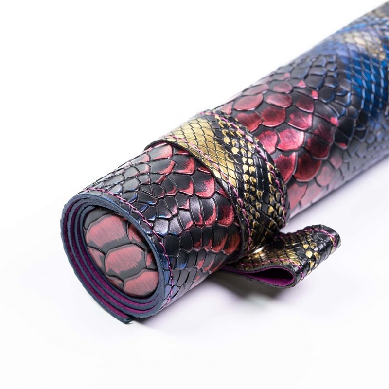 Udixi Dragon Scale Leather Foldable Dice play scroll mats dice leather tray dungeons and dragons holder