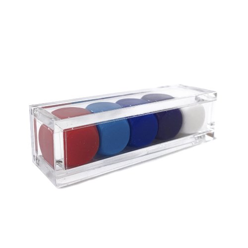 Custom acrylic box dice packaging box plastic display box dice with logo