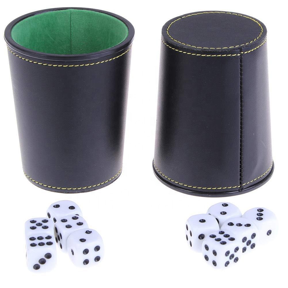 Customized Flared Dice Cup Set Luxury Cylindrical Dice Cups Dice Cups For Gambling Games