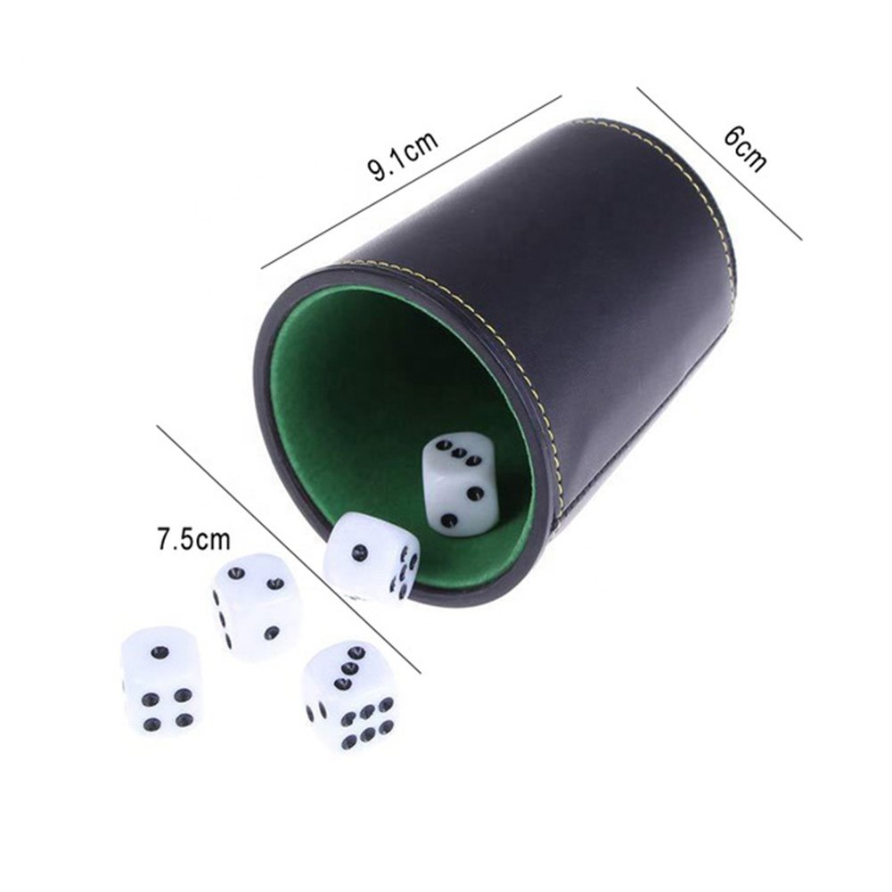 Customized Flared Dice Cup Set Luxury Cylindrical Dice Cups Dice Cups For Gambling Games