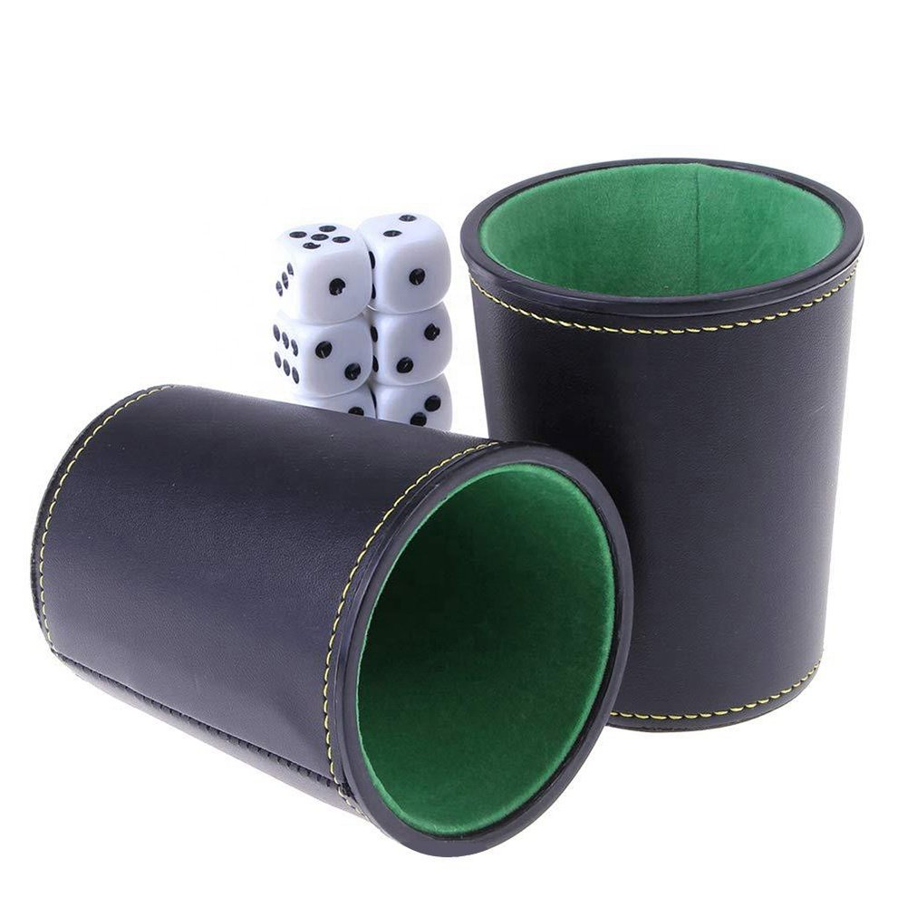 Customized Flared Dice Cup Set Luxury Cylindrical Dice Cups Dice Cups For Gambling Games