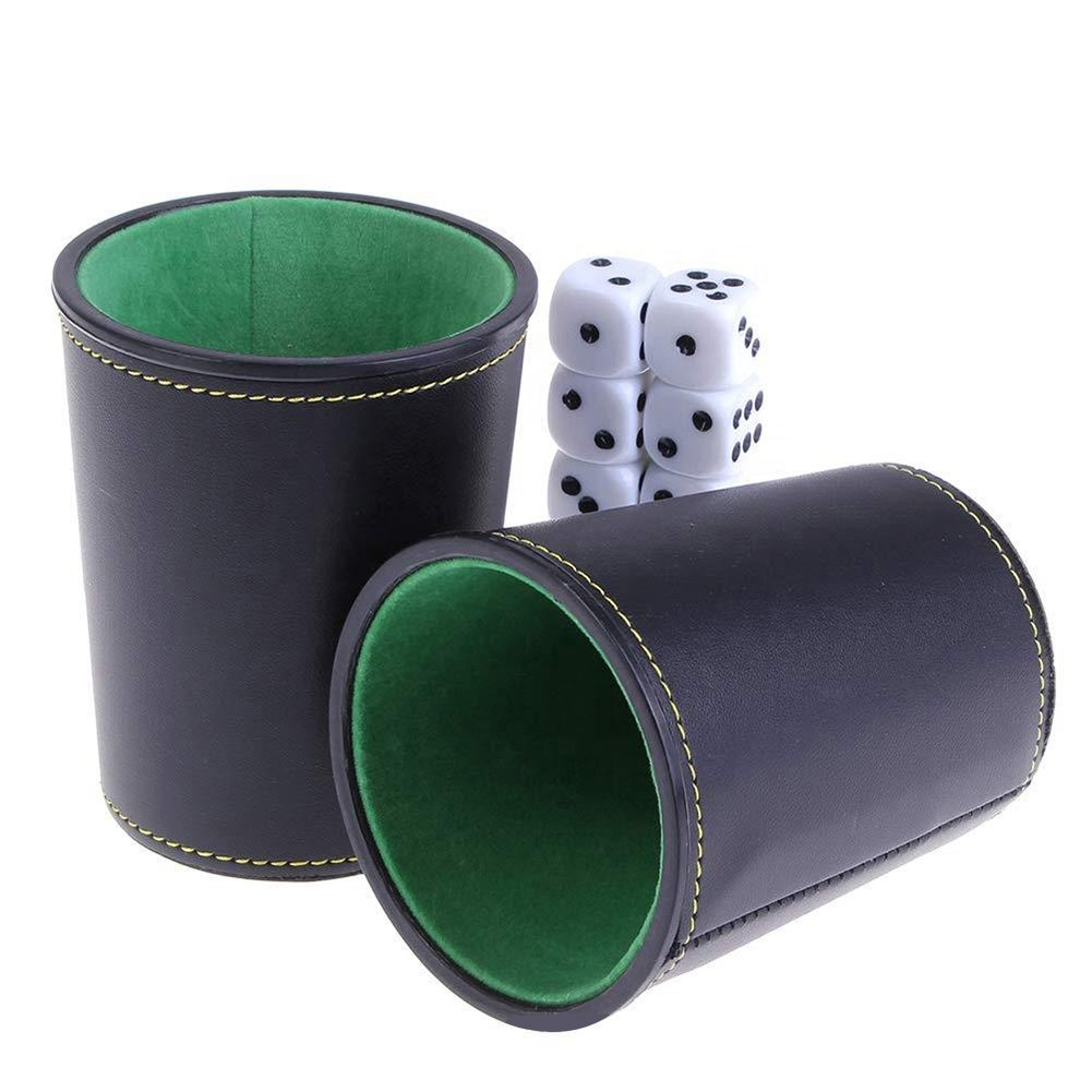 Customized Flared Dice Cup Set Luxury Cylindrical Dice Cups Dice Cups For Gambling Games