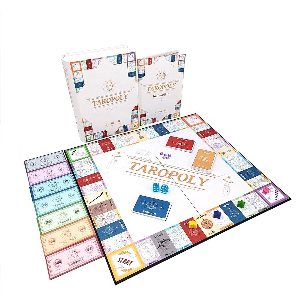 Wholesale Custom Table Games BoardGame Maker Printing Round Card Games Board Game Set For Children
