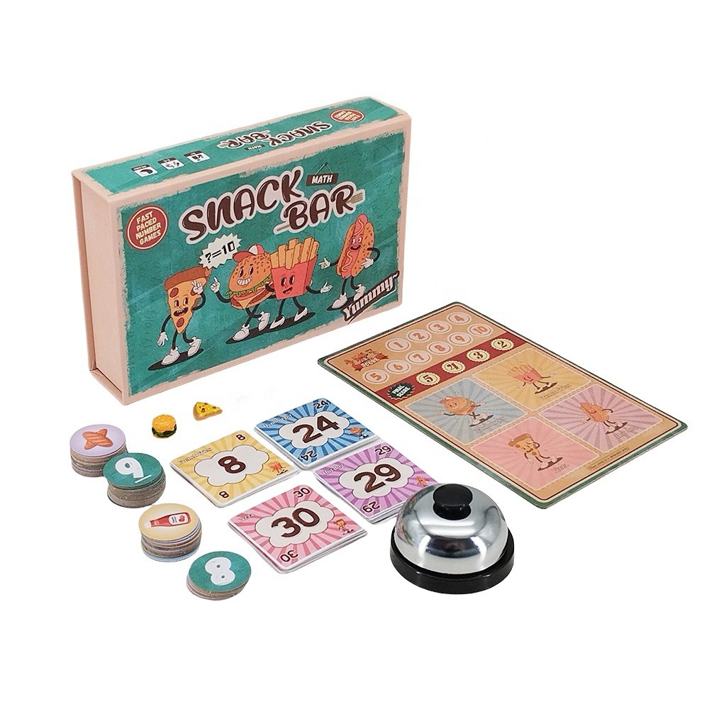 Wholesale Custom Table Games BoardGame Maker Printing Round Card Games Board Game Set For Children