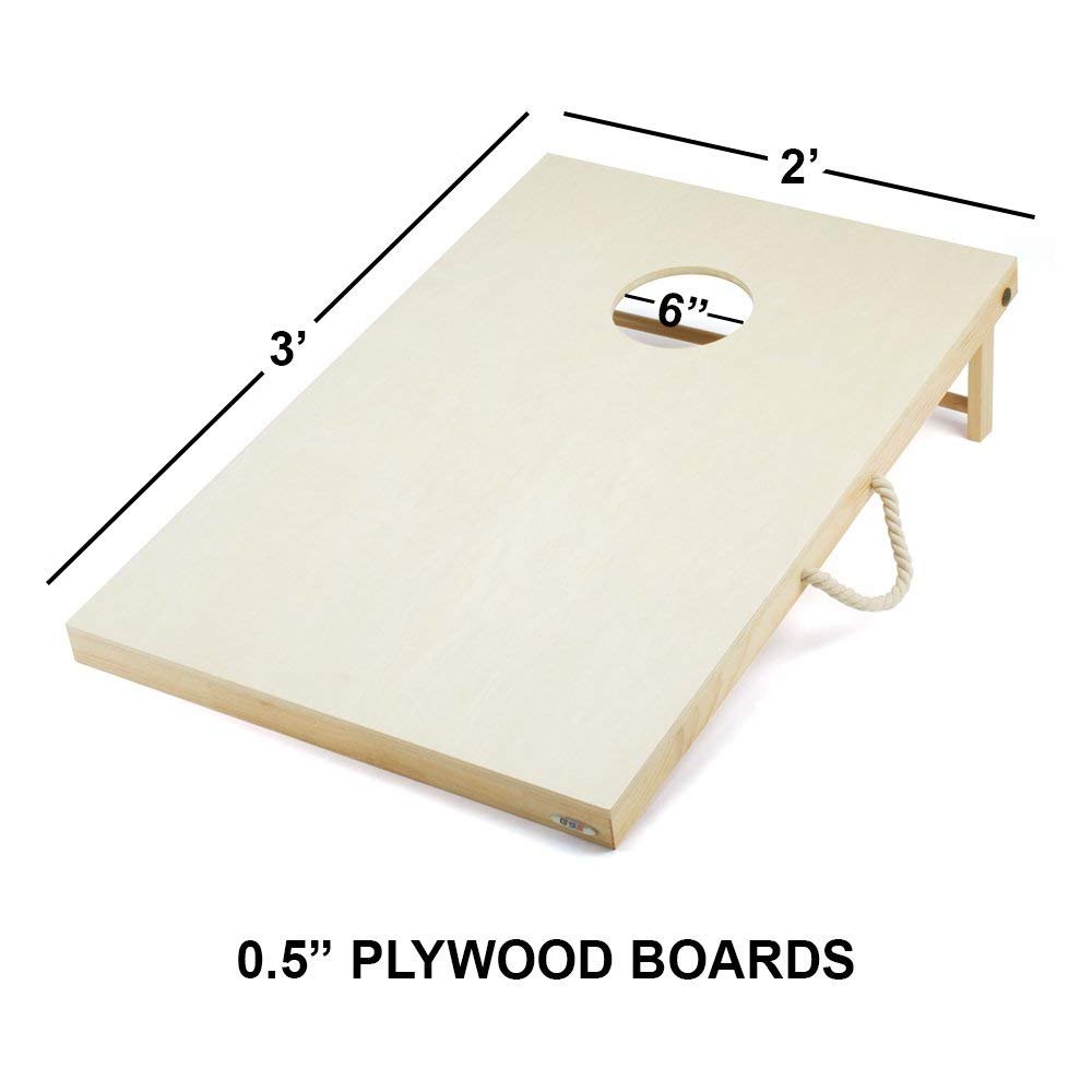 2024 Best Sale Cheap Baby Cornhole Set 90MM Numeral Dice Lawn Kids Boy Wooden Yard for Games and DND from Ningbo China