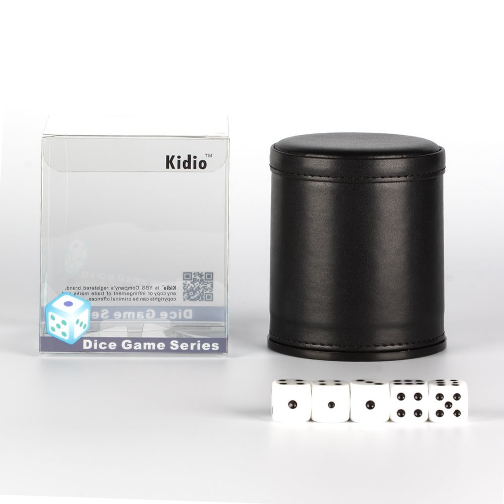 Hot sale dice game dice cup set yatzy game set with five dice