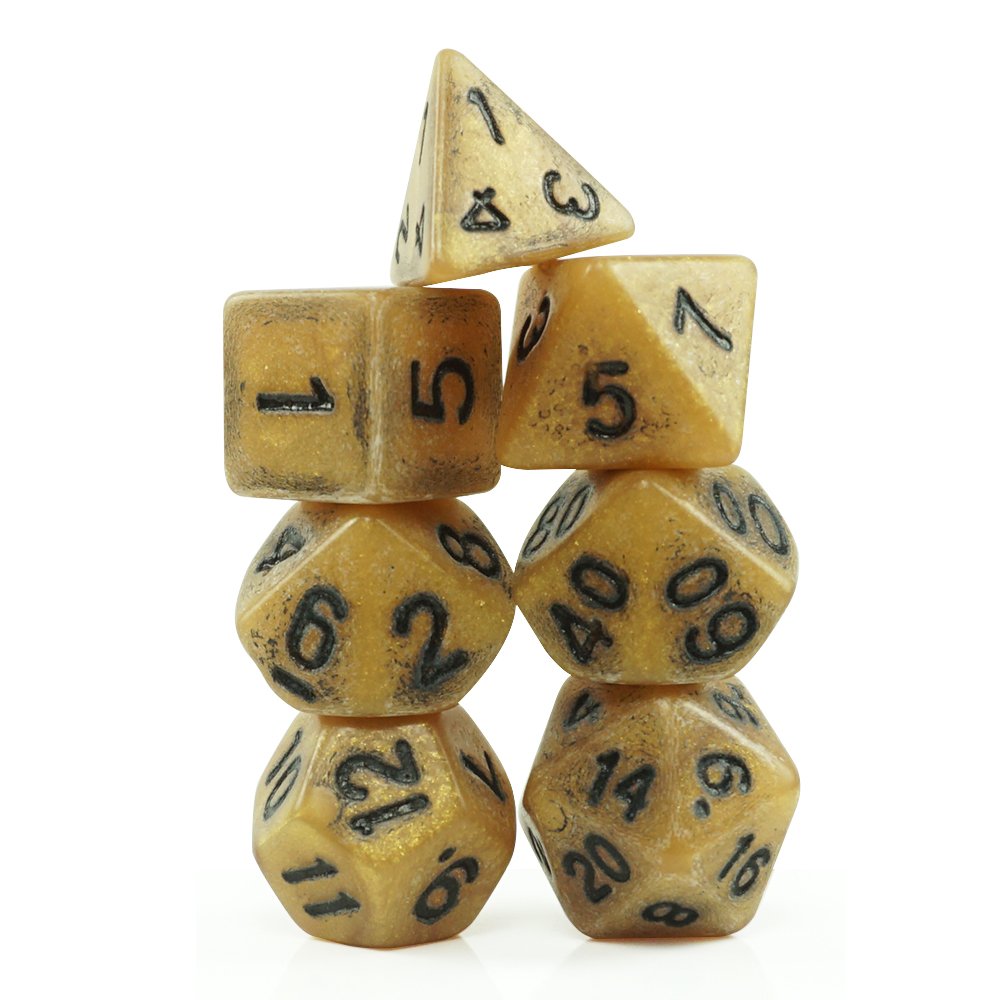Wholesale Customized Colorful Acrylic Irregular Dice Set Red Polyhedral Board Game 16mm Dice