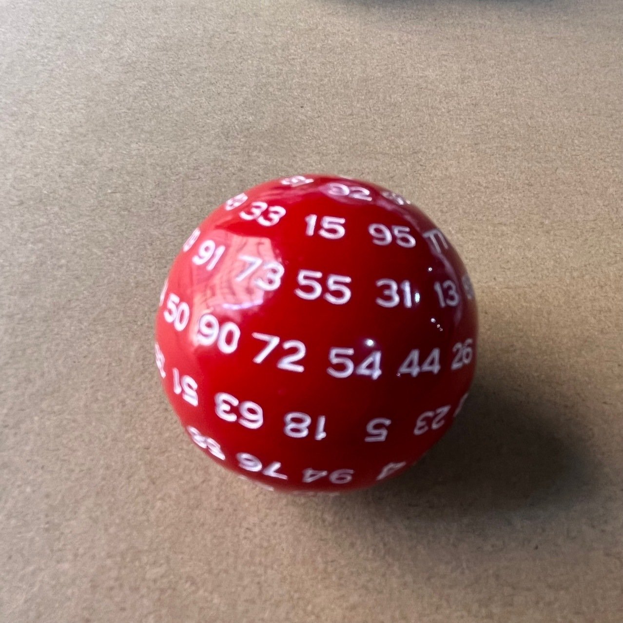 Polyhedral D100 100 sides Spherical Dice Board Games dungeons and dragons Acrylic D100 Dice