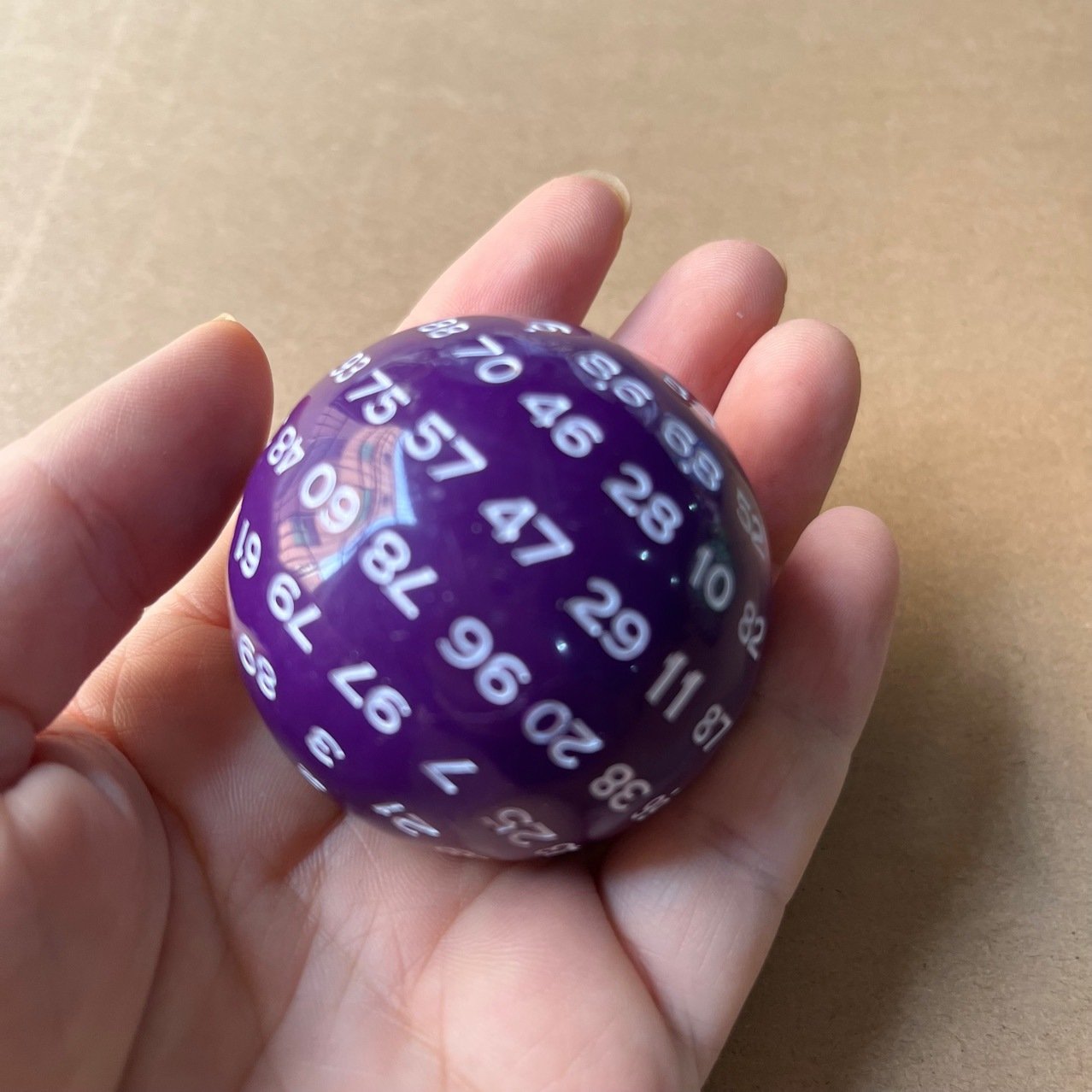Polyhedral D100 100 sides Spherical Dice Board Games dungeons and dragons Acrylic D100 Dice