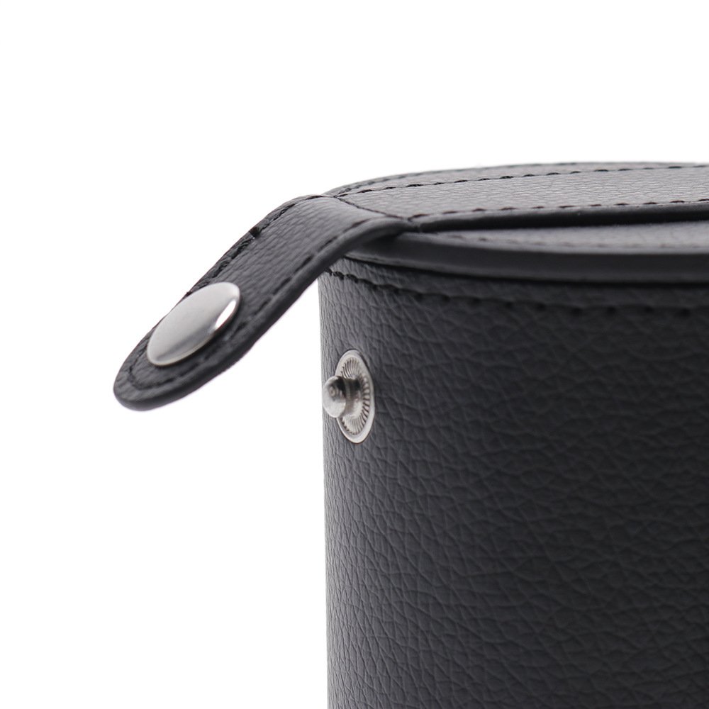 Multi-function Pen Pouch Holder Casino Travel Folding Leather Dice Game Cup