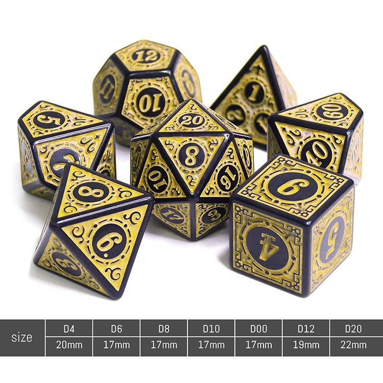 2022 HD Dice Magic Flame Custom Innovation Effect Game Dice Set