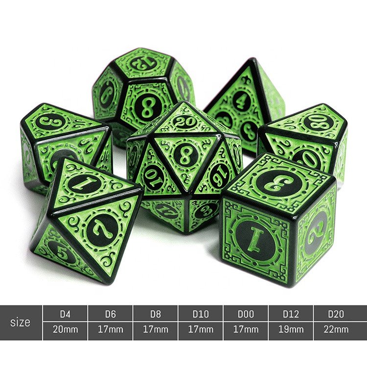 2022 HD Dice Magic Flame Custom Innovation Effect Game Dice Set