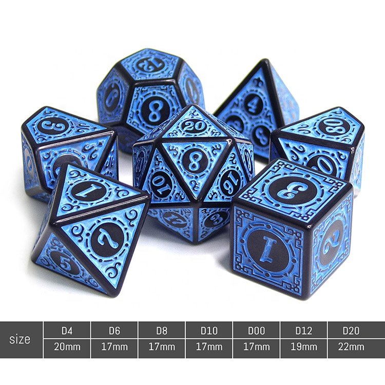 2022 HD Dice Magic Flame Custom Innovation Effect Game Dice Set