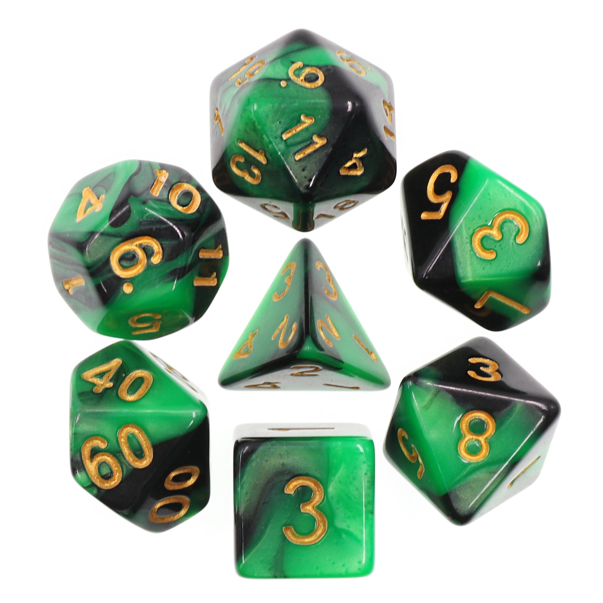 Polyhedral Dnd Dice Set mix Color Blend Dice For Dungeons And Dragons Entertainment Games