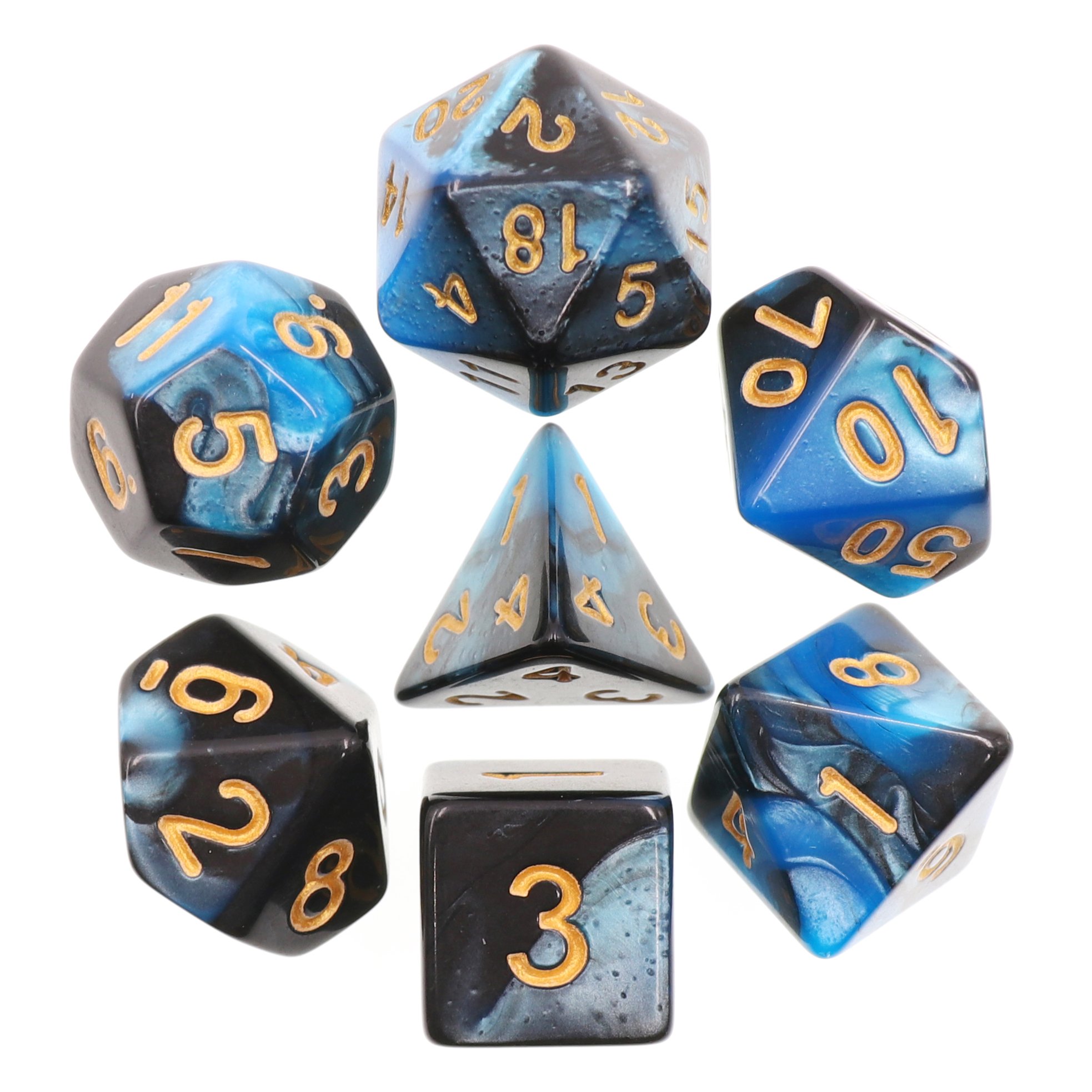 Polyhedral Dnd Dice Set mix Color Blend Dice For Dungeons And Dragons Entertainment Games