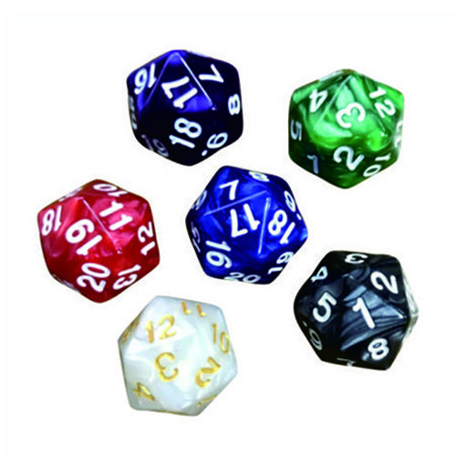 Custom 20 sided Dice Set Acrylic Polyhedral Dice Set Role Playing Game Dice