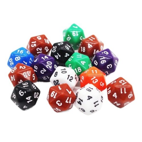 Custom 20 sided Dice Set Acrylic Polyhedral Dice Set Role Playing Game Dice
