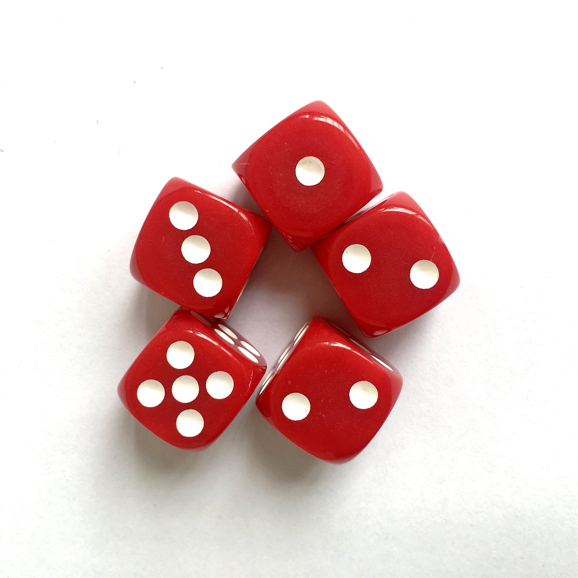 D6 with pip Dot 12mm Acrylic Round Corner Square Custom LOGO Transparent Multicolor Education School Family Polyhedral Game Dice