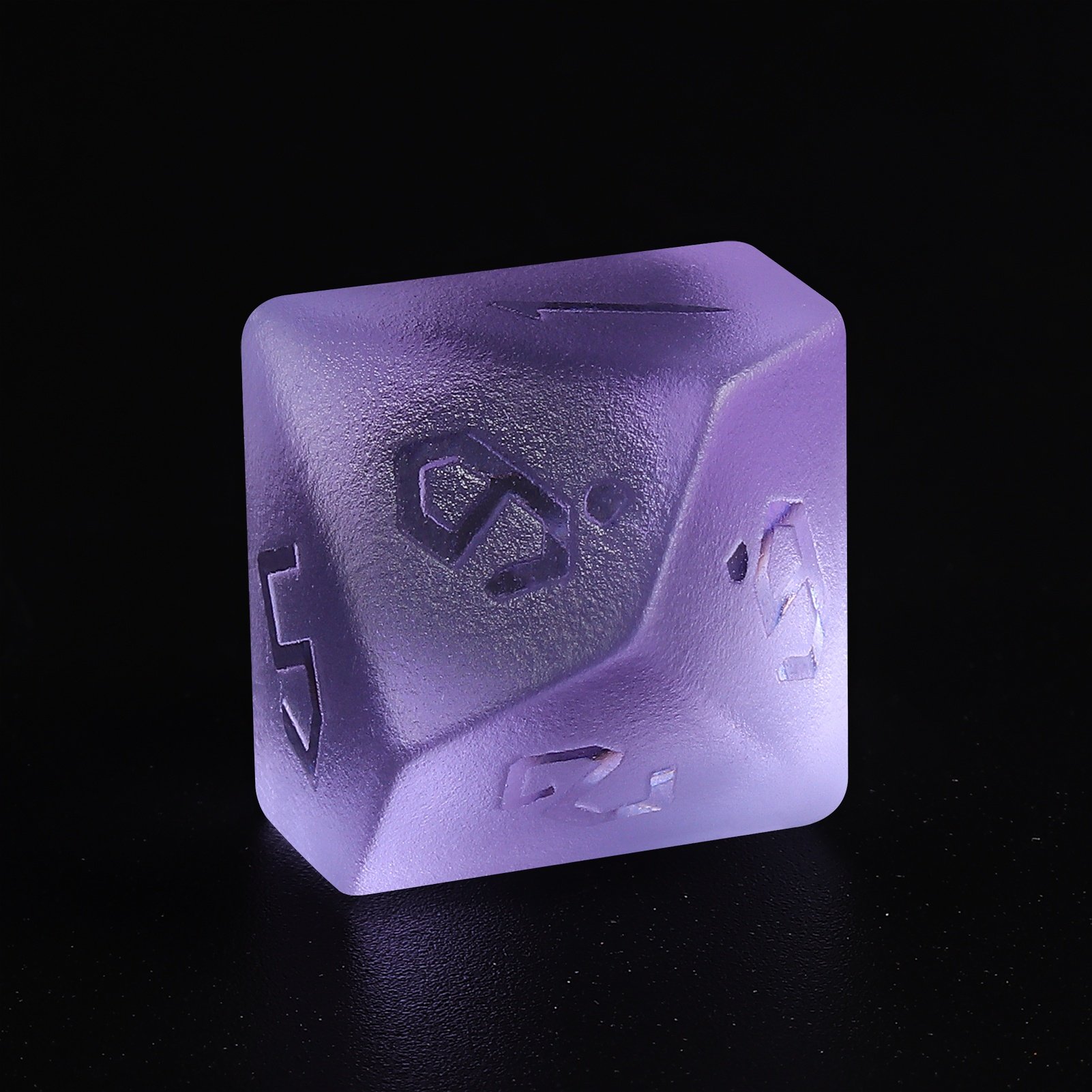 Factory Custom Wholesale D4 D6 D8 D10 D12 D20 Game Dice Set 7 PCS DND Crystal Dice Set For Dungeons and Dragons D&D Glass Dice