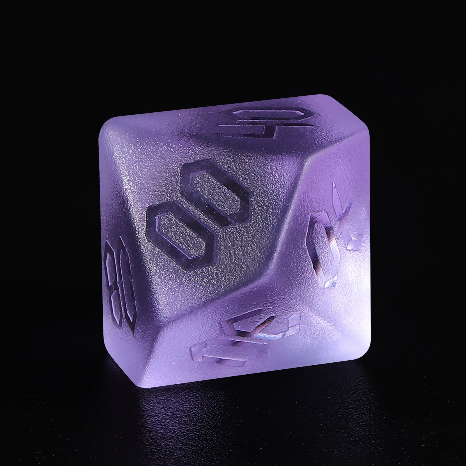 Factory Custom Wholesale D4 D6 D8 D10 D12 D20 Game Dice Set 7 PCS DND Crystal Dice Set For Dungeons and Dragons D&D Glass Dice