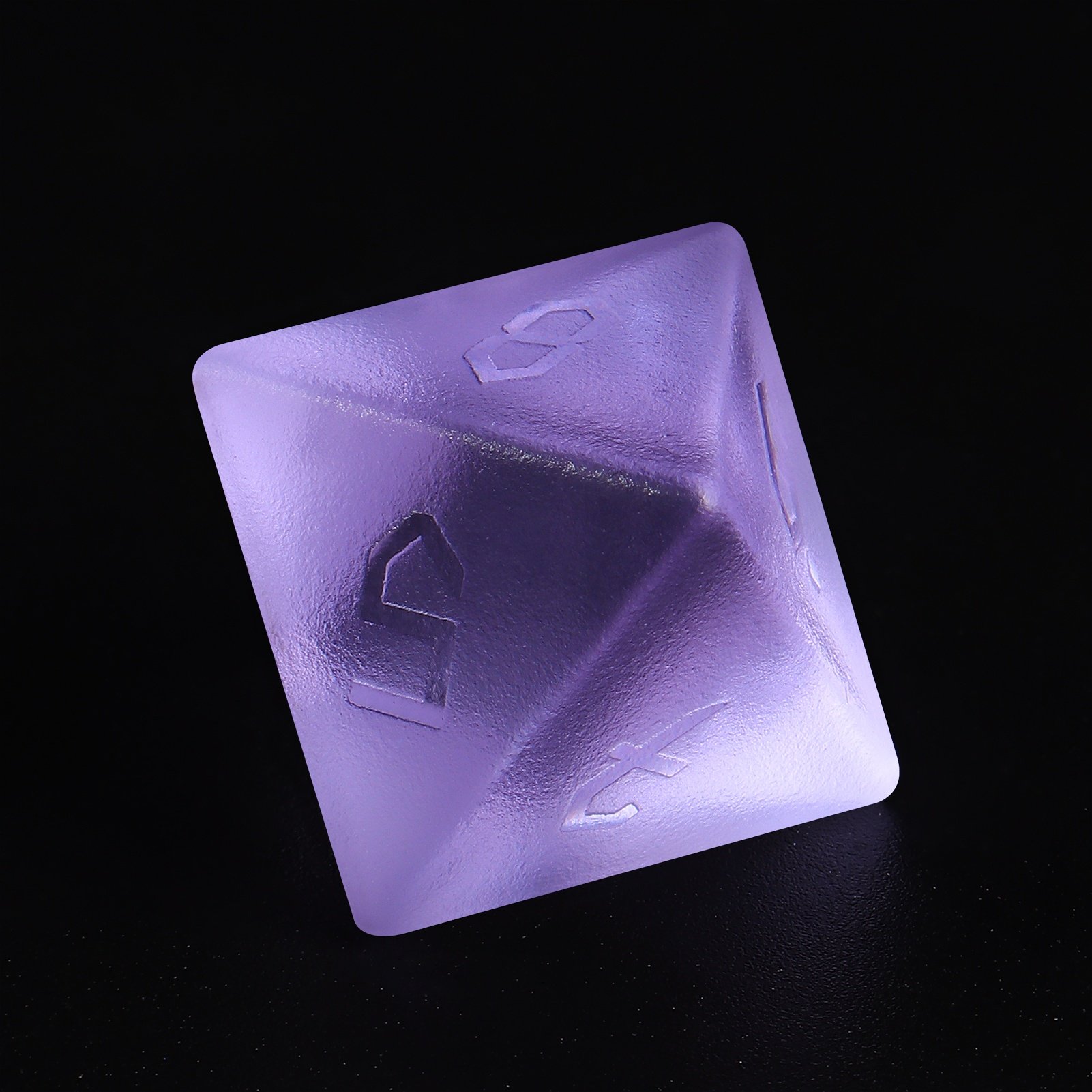 Factory Custom Wholesale D4 D6 D8 D10 D12 D20 Game Dice Set 7 PCS DND Crystal Dice Set For Dungeons and Dragons D&D Glass Dice