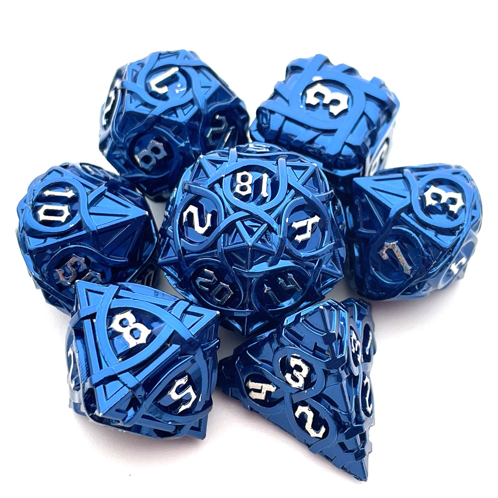 Metal polyhedral dice set DND Dungeons & Dragons RPG board game board game dice