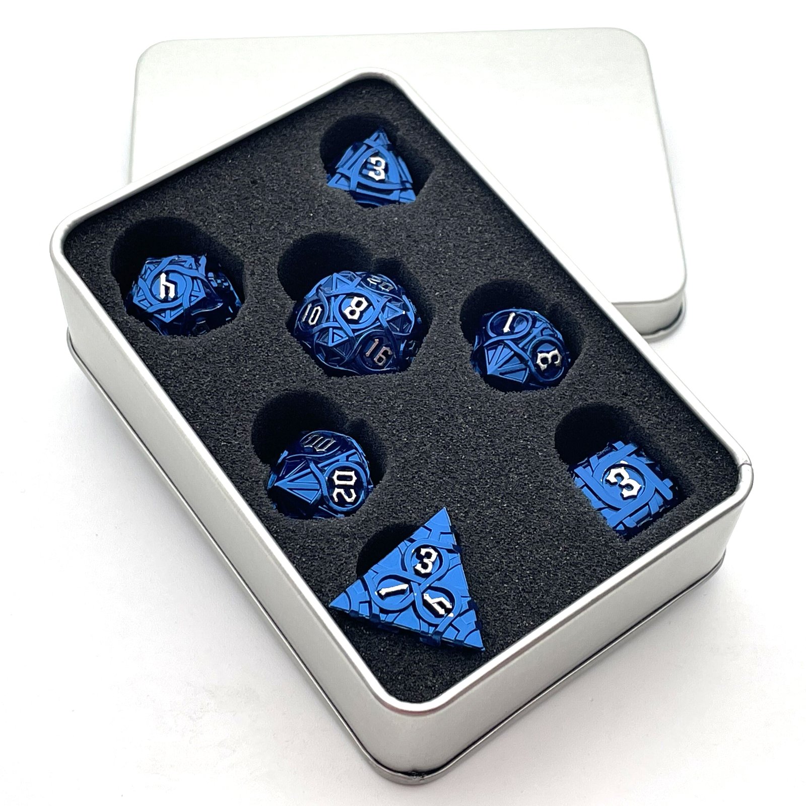 Metal polyhedral dice set DND Dungeons & Dragons RPG board game board game dice