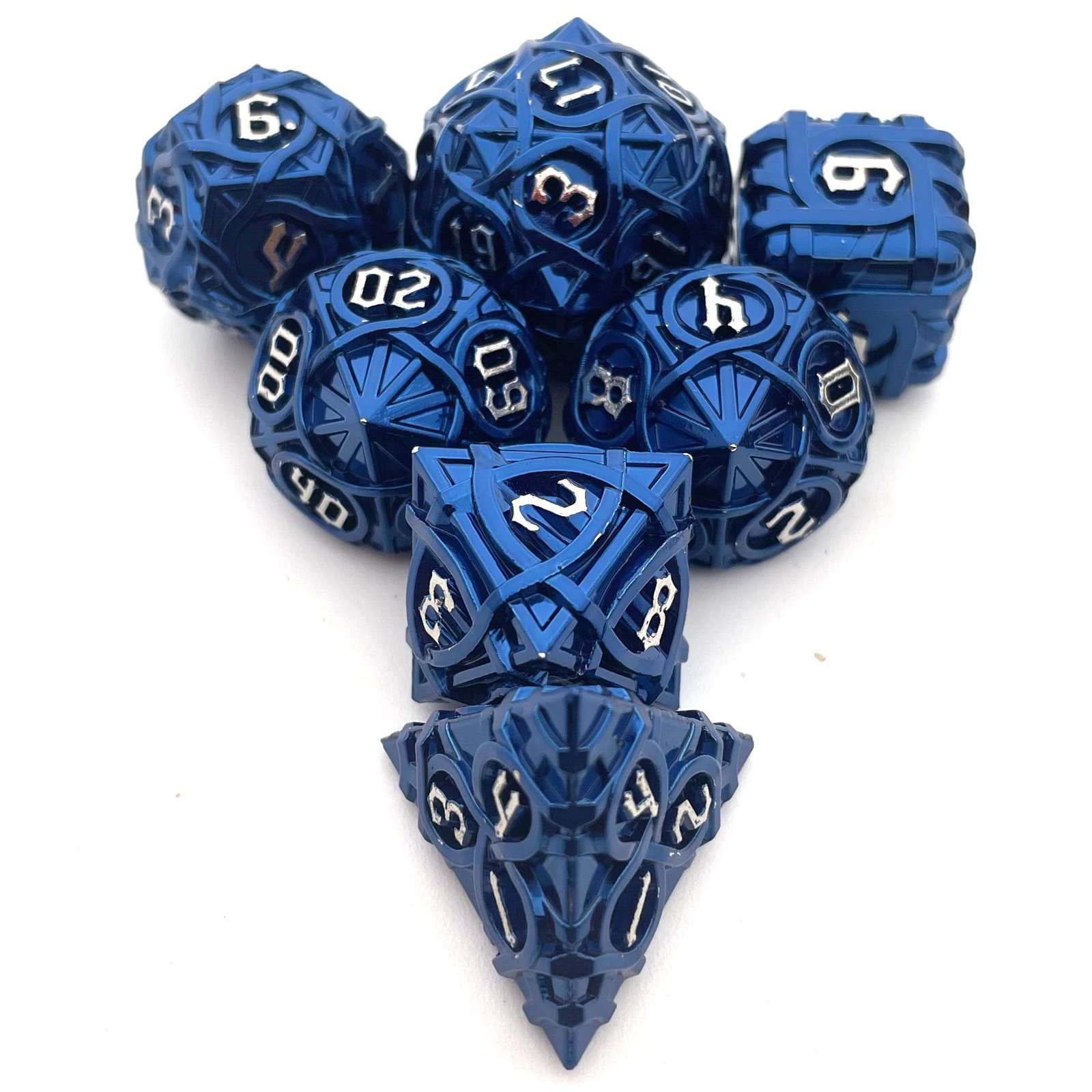 Metal polyhedral dice set DND Dungeons & Dragons RPG board game board game dice