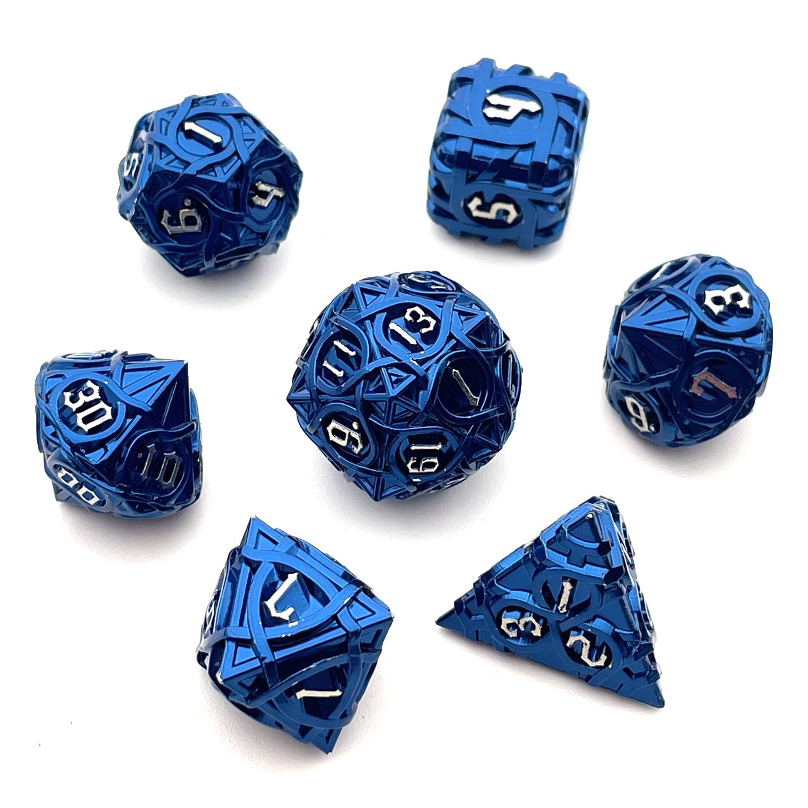 Metal polyhedral dice set DND Dungeons & Dragons RPG board game board game dice