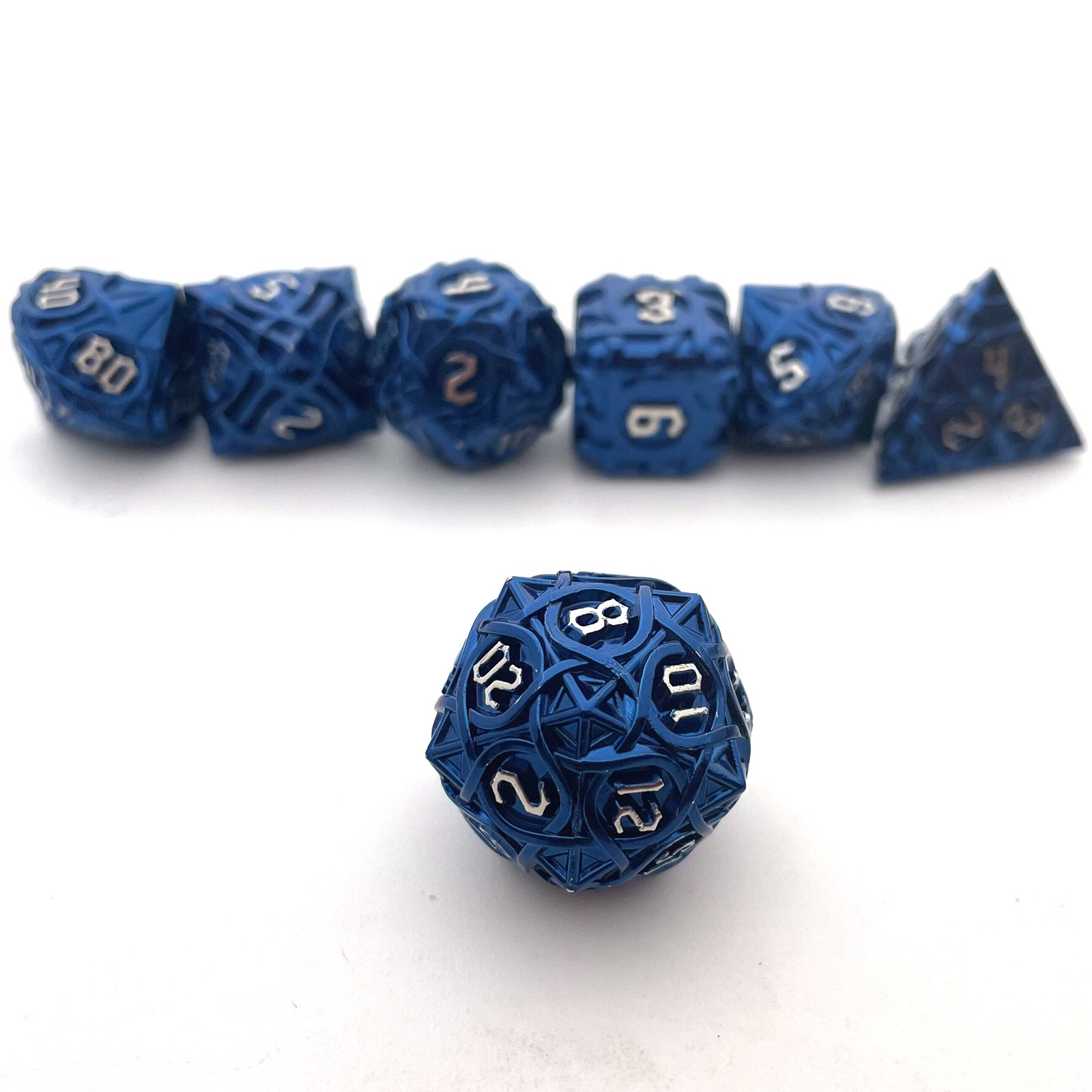 Metal polyhedral dice set DND Dungeons & Dragons RPG board game board game dice