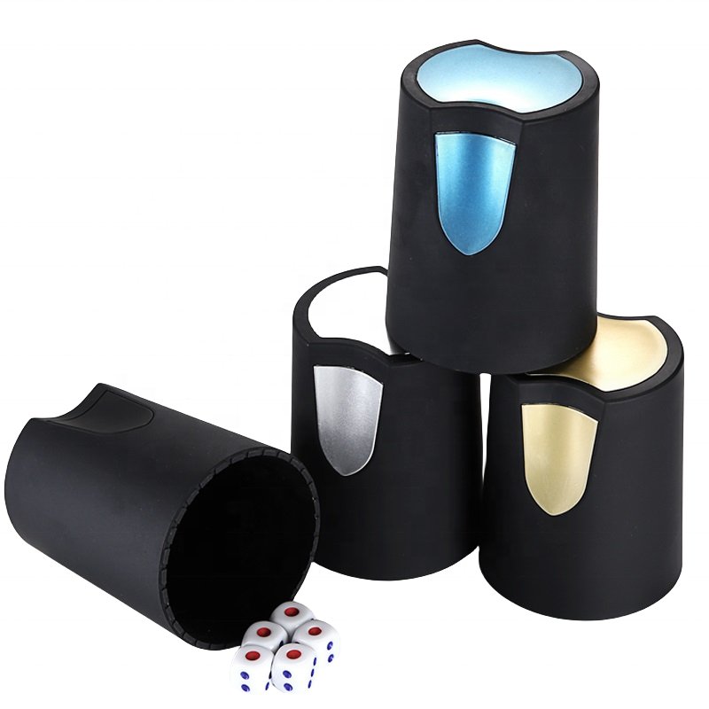 Light Luxury High Sense Bar KTV Shaker Customization ABS Plastic Thickened Dice Cup Set