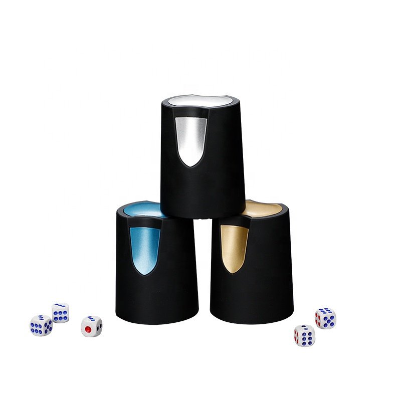 Light Luxury High Sense Bar KTV Shaker Customization ABS Plastic Thickened Dice Cup Set