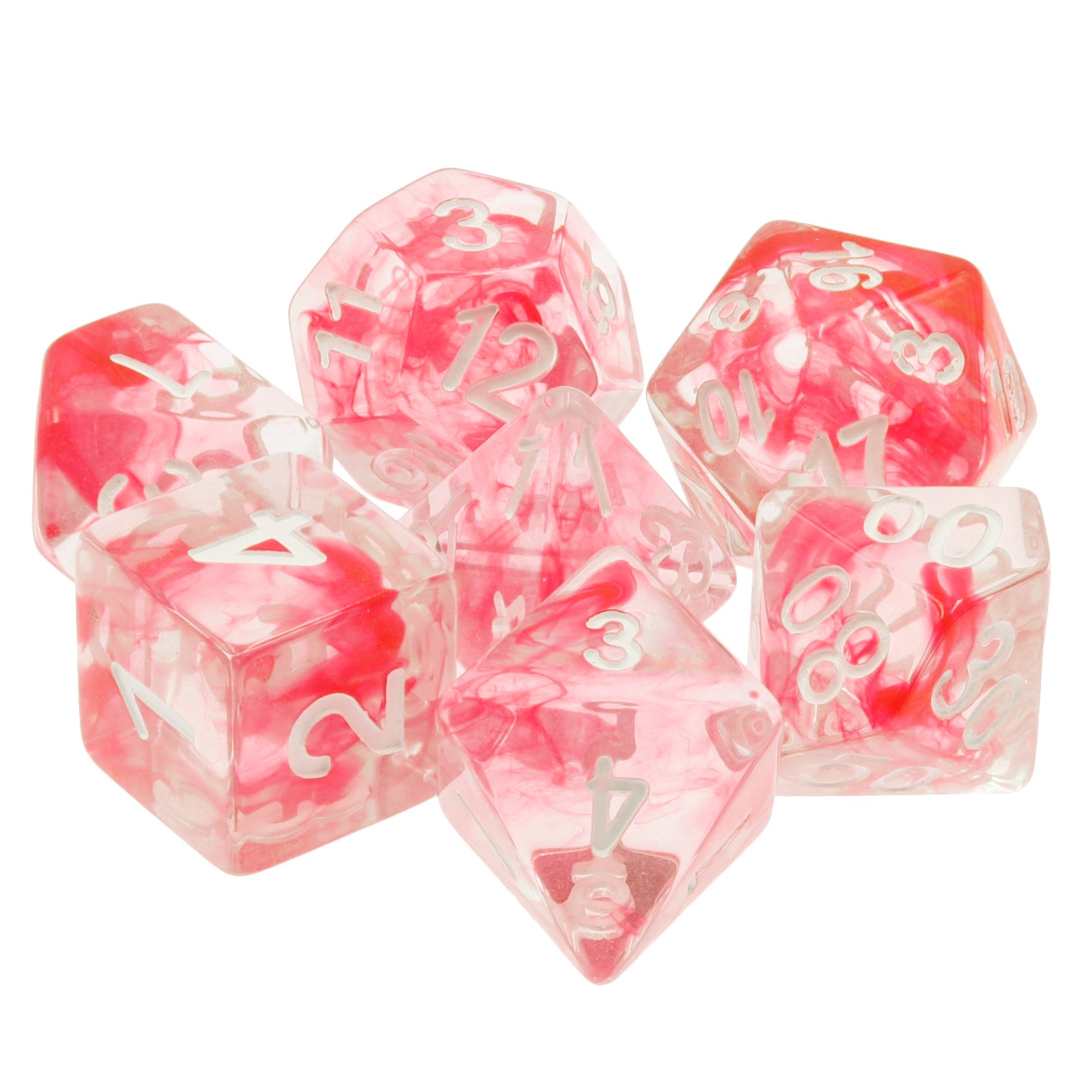 Handmade Resin Polyhedral Dice Dungeons and Dragons Custom DND Dice Set For RPG Rolling Playing Games