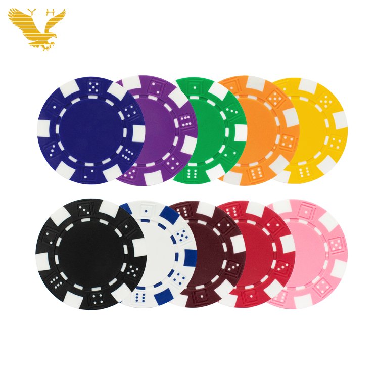 YH Best Quality 300pcs/set ABS Dice Poker Chip Set With Silver Aluminum Box