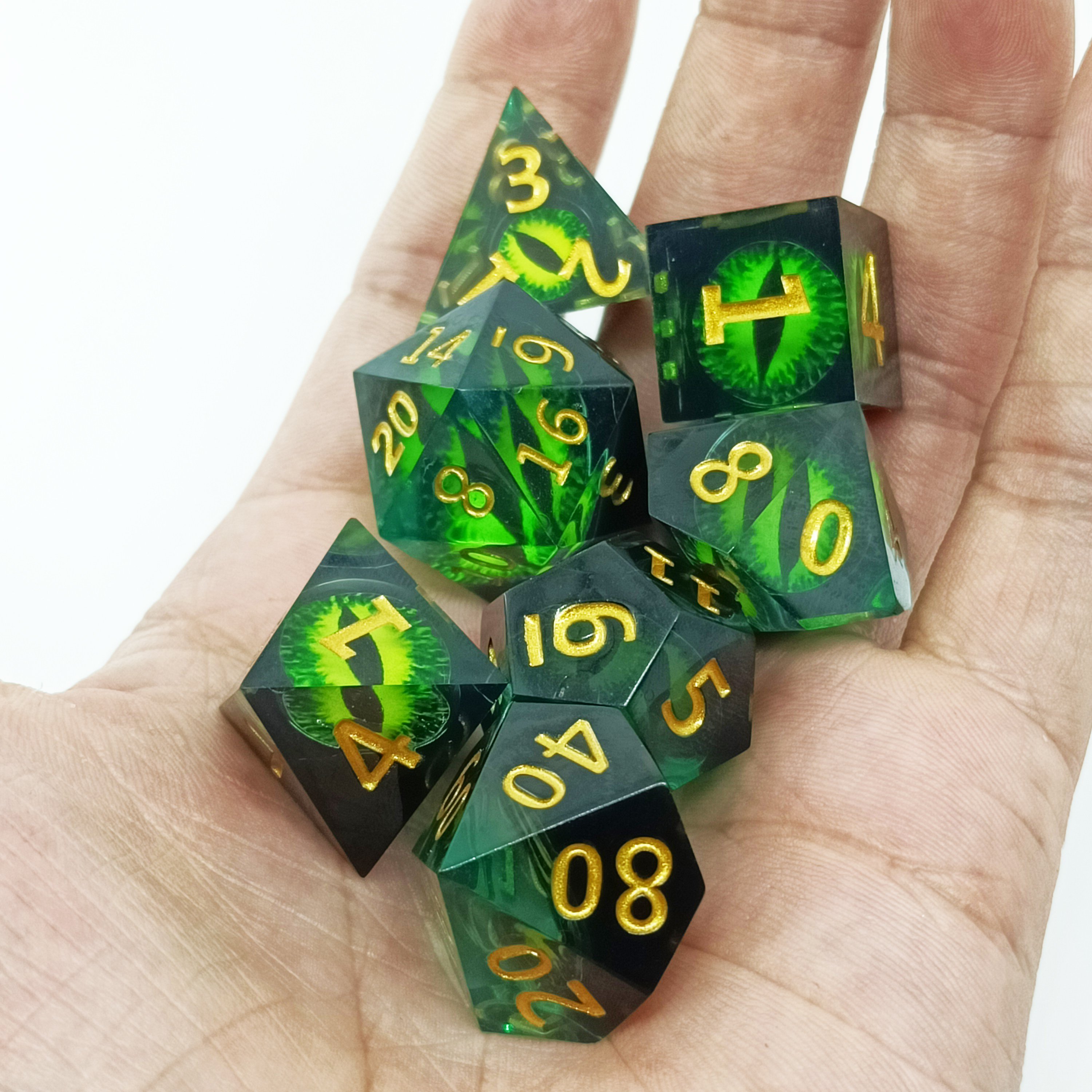 Hot sales Dragon eyes dice resin dice sharp edge dice Factory direct sales