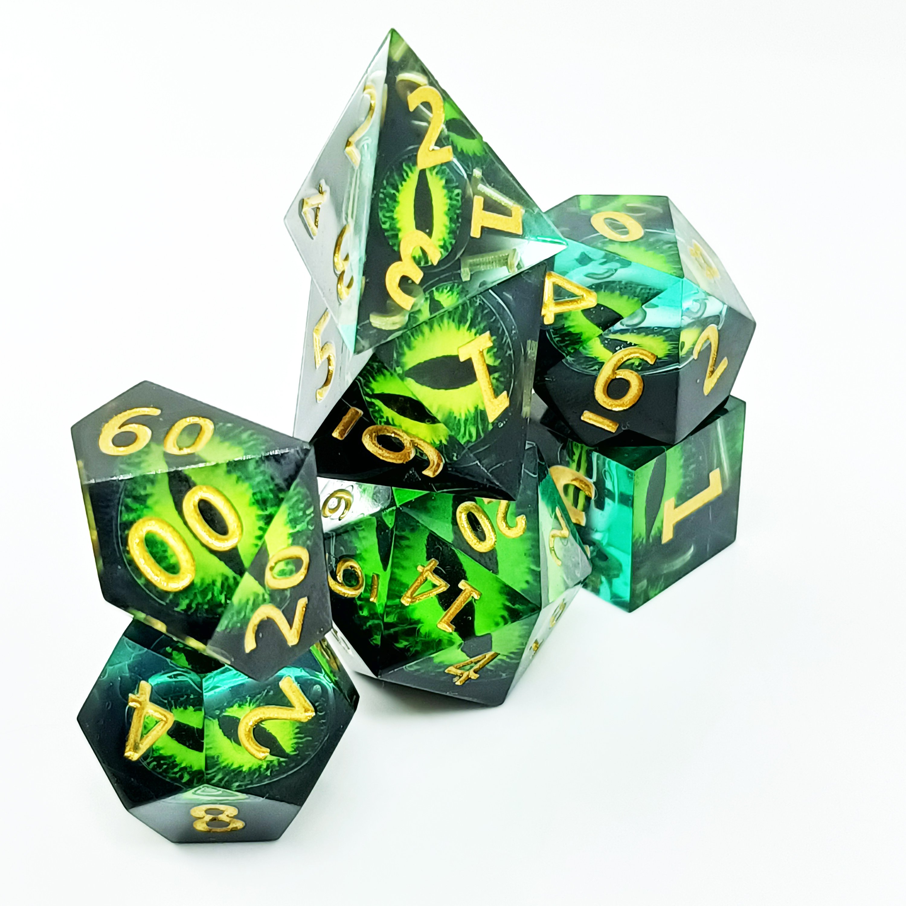 Hot sales Dragon eyes dice resin dice sharp edge dice Factory direct sales