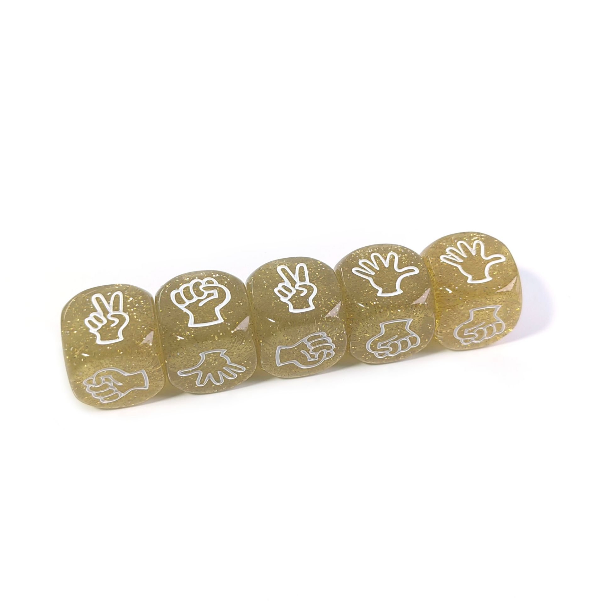 Factory Rounded Corners Custom 6 sided transparent polyhedral plastic acrylic colorful Dice For Role Game