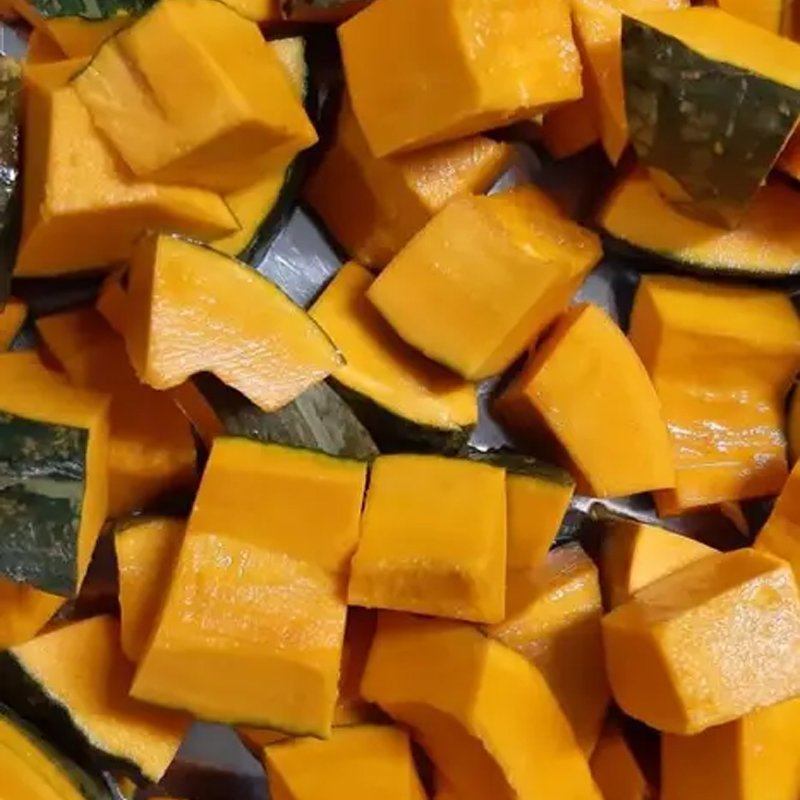 wholesales IQF Frozen vegeables halal plastic bag bulk Frozen pumpkin cut