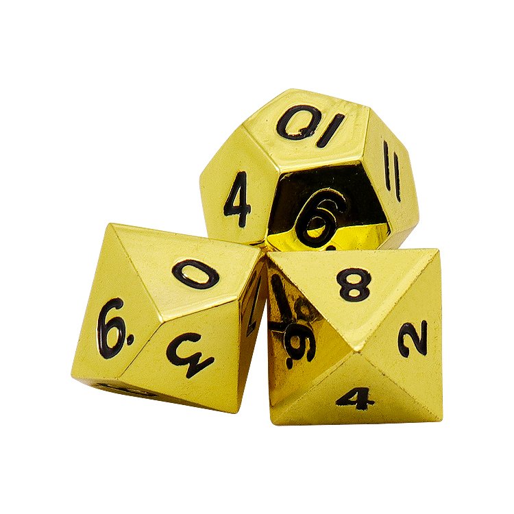 Custom 20 Sided Metal Rpg Large Blank Polyhedral Dice In Brass Souvenir Multi Color Polyhedral Game Tungsten Dice Necklace
