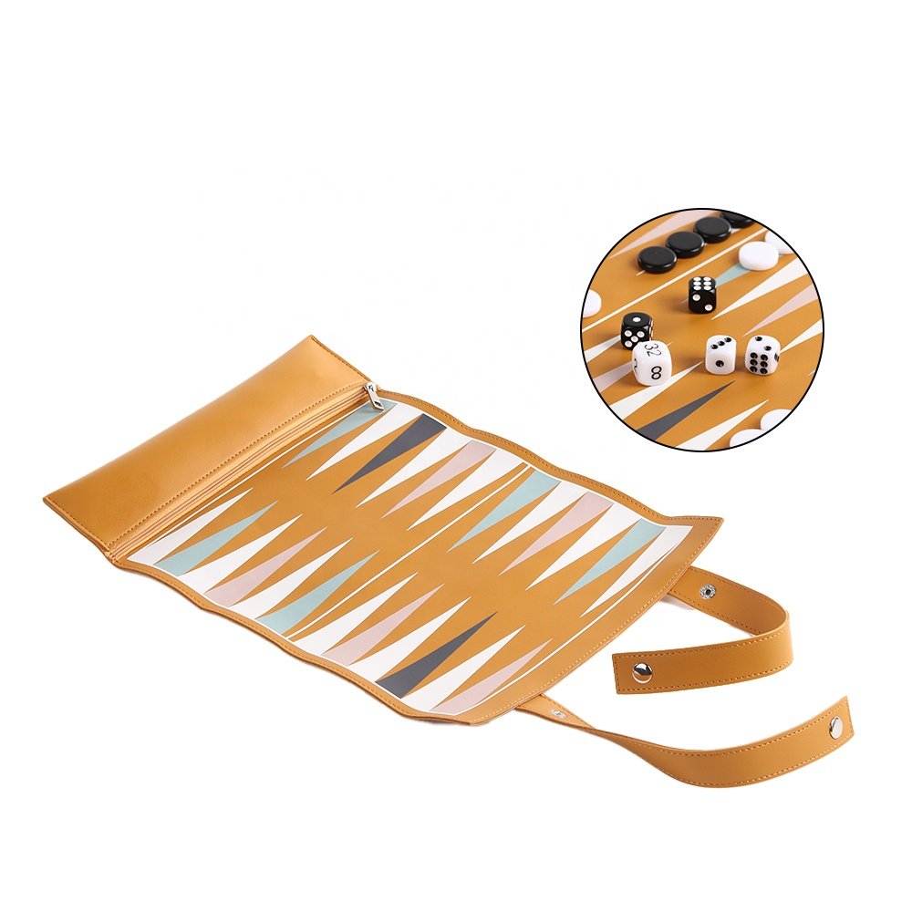 Customized High Quality Backgammon Dice Cup Durable Handmade Backgammon Set Box Manufacturer