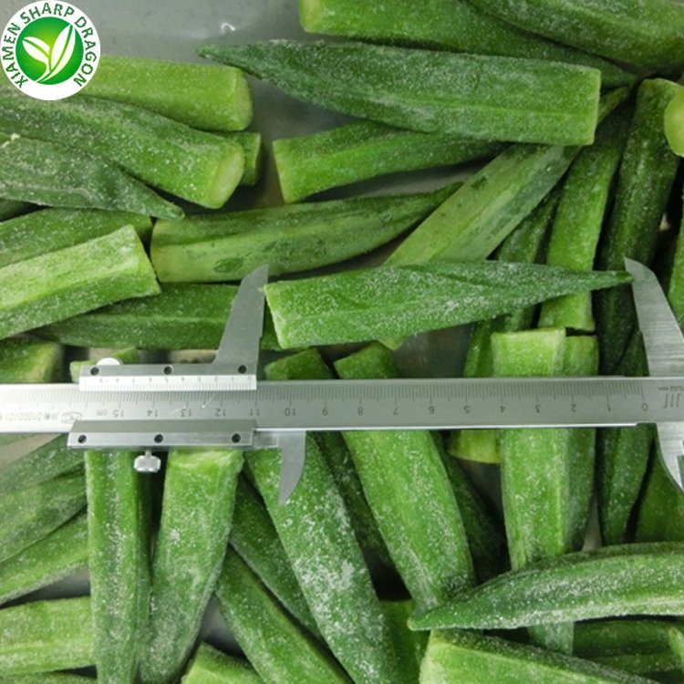 IQF Frozen Freezing Fresh Whole Best Okra Chopped Cut Sliced Wholesale Prices Organic