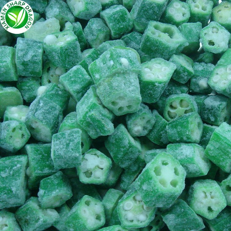 IQF Frozen Freezing Fresh Whole Best Okra Chopped Cut Sliced Wholesale Prices Organic